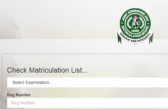 jamb matriculation list by nyscnews.com