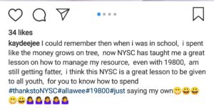 NYSC Taught Me How To Manage Resources - Pretty Female Corper
