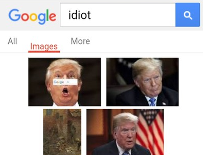 US Congress Asks Google To Explain Why Trump's Photo Shows When You Type 'idiot'