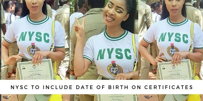 NYSC To Include Date Of Birth On Certificates