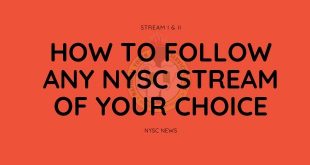how to follow any nysc stream