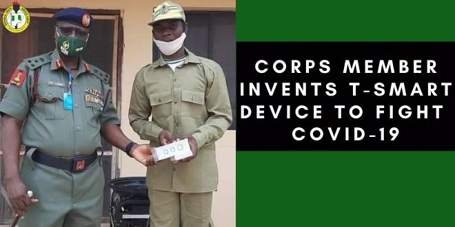 A Corps Member Durodola Invents T-Smart Device To Fight Covid-19