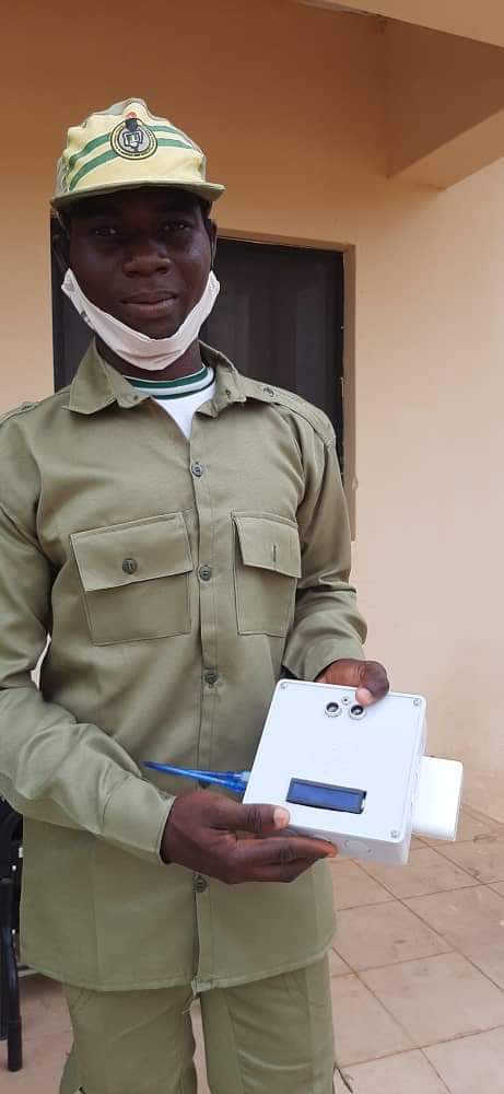 A Corps Member Durodola Invents T-Smart Device To Fight Covid-19