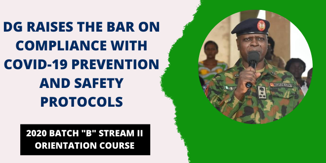 NYSC DG Speaks On Compliance With Covid-19 Prevention