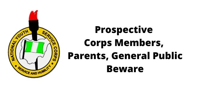 Prospective Corps Members, Parents. General Public Beware