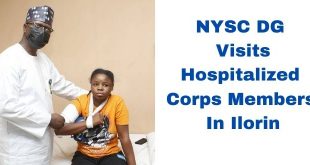 NYSC DG visits hospitalized Corps Members in Ilorin