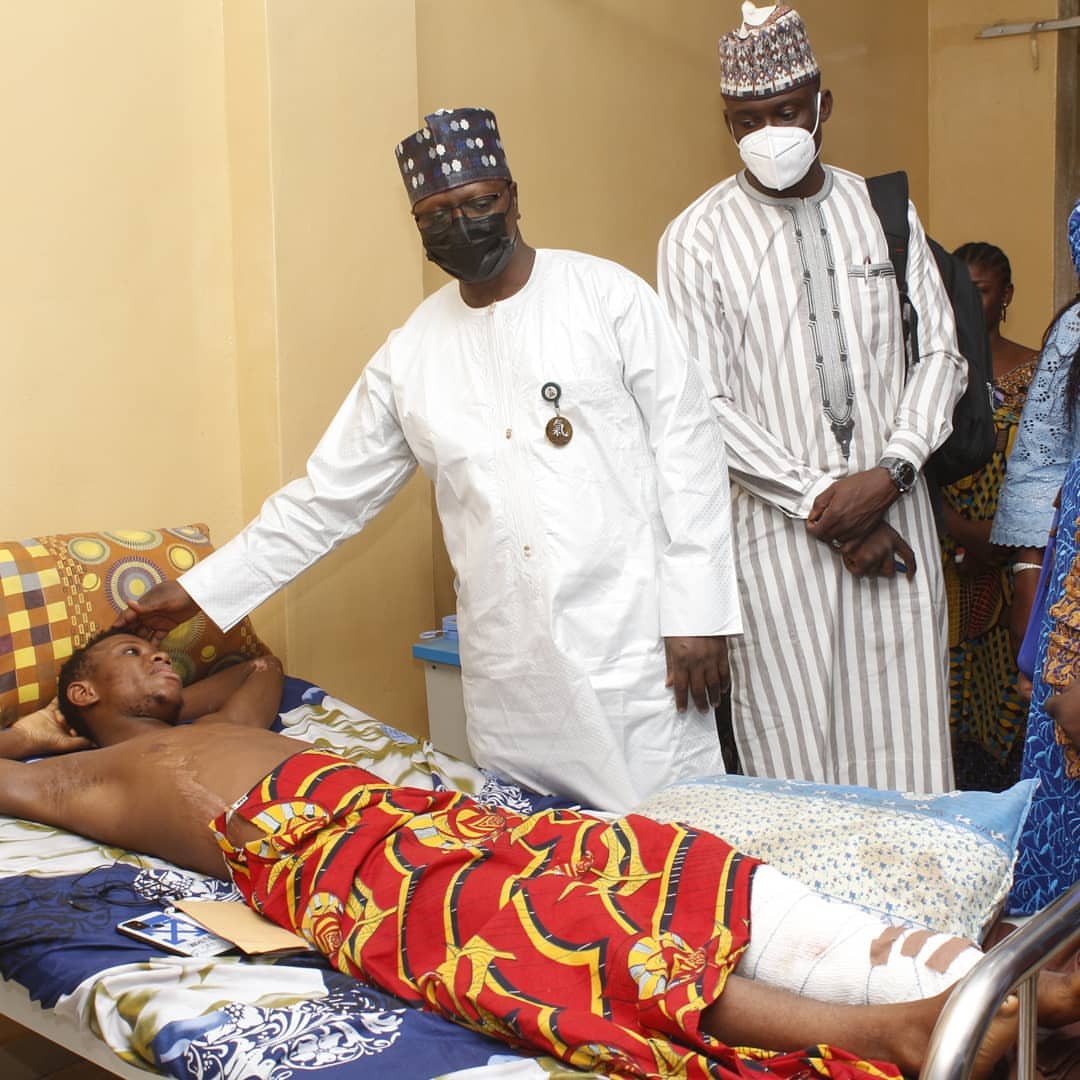NYSC DG visits hospitalized Corps Members in Ilorin