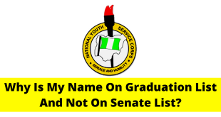 Why Is My Name On Graduation List And Not On Senate List
