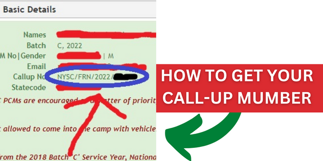 How Do I Get My NYSC Call-Up Number