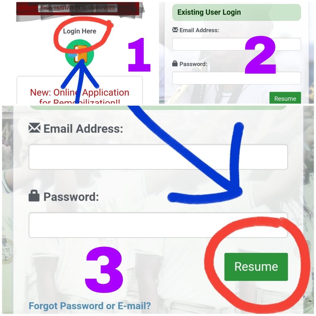NYSC Portal Dashboard Official Fast Login & Details