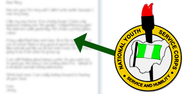 NYSC Request Letter Format