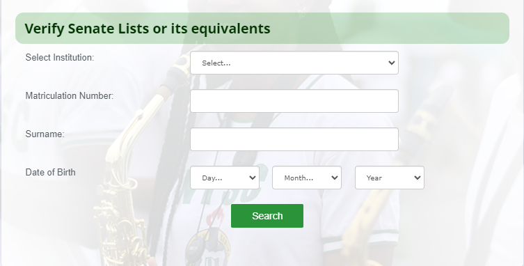 List Of Institutions Whose Senate List Is Out On The NYSC Portal